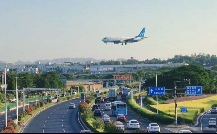 合川空运厦门机场