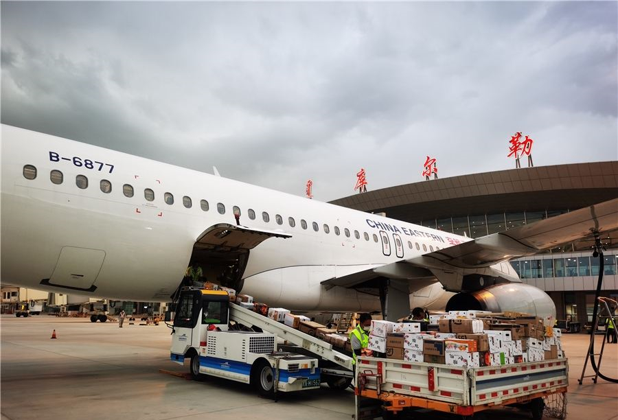 合川空运库尔勒机场